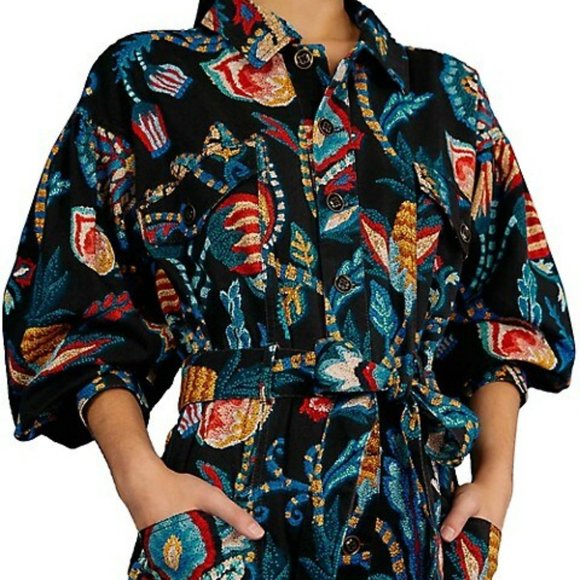 FARM Rio Pants - NWT Farm Rio Sunset Tapestry Jumpsuit size XS